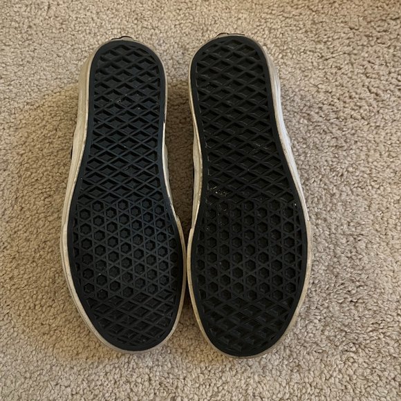 Vans *Black & Grey* Slip-On Checkerboard | Women's 6.5 | Gently Used, EUC - Picture 3 of 12